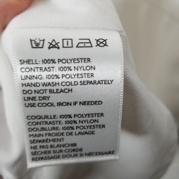 Urban Outfitters Coincidence & Chance White Tiered Mesh Panel Dress - Picture 7 of 9